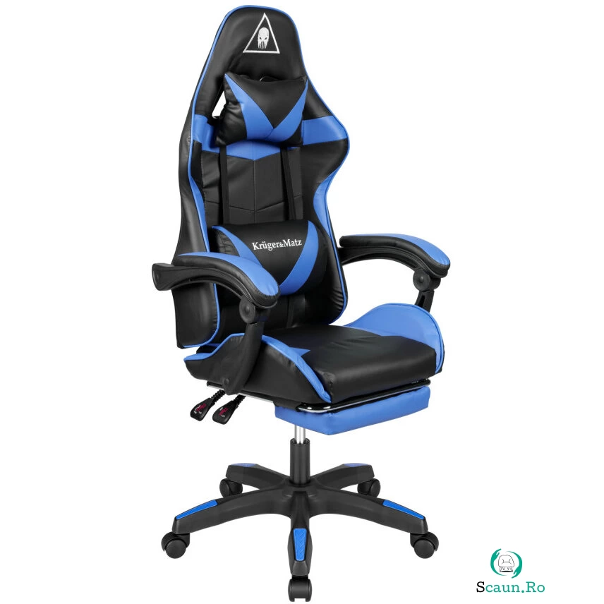Scaun Gaming GX-150 Negru/Albastru