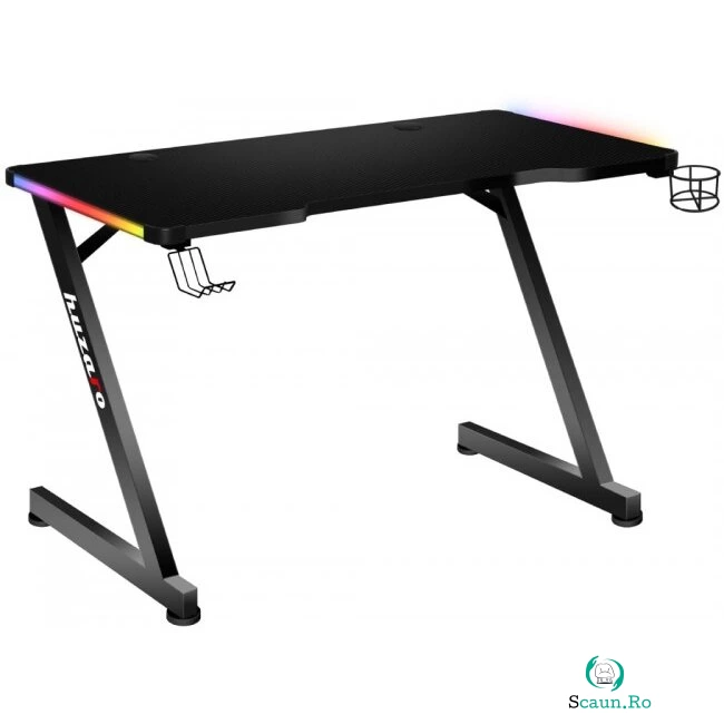 Birou Gaming Hero 2.5 RGB Negru