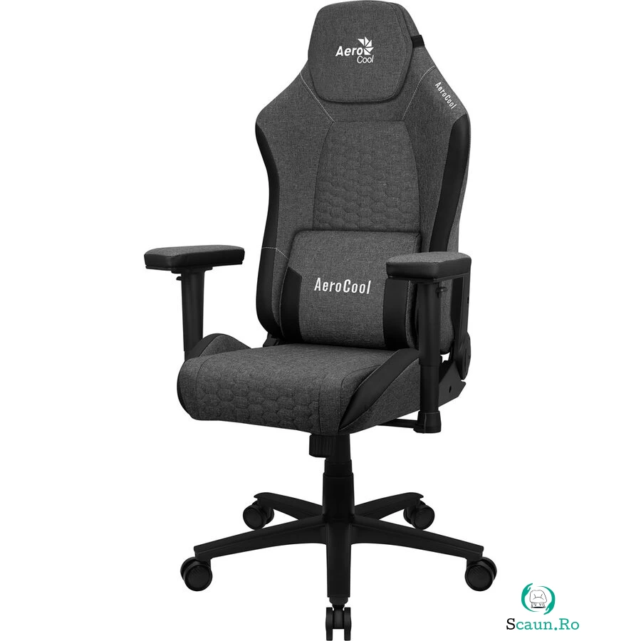 Scaun Gaming CROWNASHBK Ergonomic AeroWeave Technology Negru la 1,351.99 lei ron