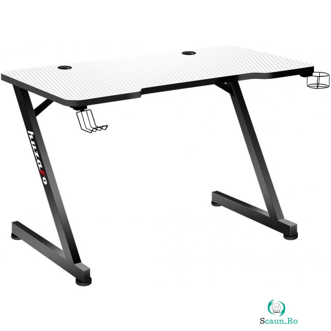 Birou Gaming Hero 2.5 Alb la 433.99 lei ron