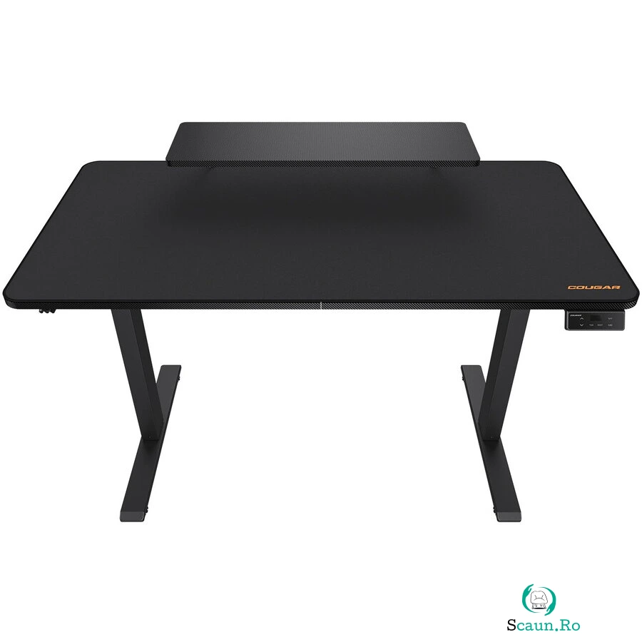 COUGAR GAMING Birou gaming Cougar E-Star 120, Inaltime ajustabila reglabil electric, Iluminare RGB, Negru