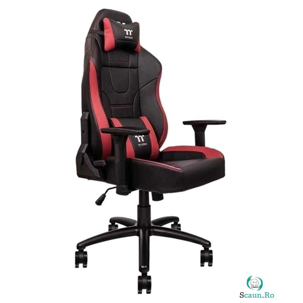 Scaun gaming Tt eSPORTS U Comfort, Negru/Rosu