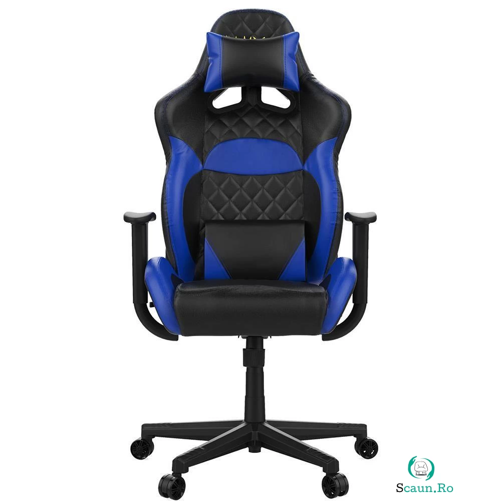 Scaun gaming Gamdias Zelus E1 L, Negru/Albastru la 923.99 lei ron