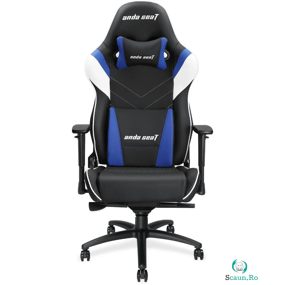 Scaun gaming Anda Seat Assassin King, Negru/Albastru